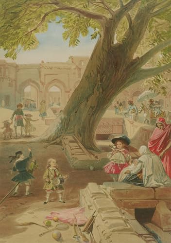 ARTXLXXBN Berühmte Gemälde Gemälde Fotodruck Malerei Poster Peepul Tree in the of Delhi von William Simpson Modem-Grafik für Wohnzimmerdekoration 60x90cm von ARTXLXXBN