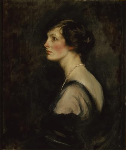 ARTXLXXBN Berühmte Gemälde Mode Leinwand-Malerei Bilder Wandgemälde Porträt von Mary Gascoigne Cecil When Marchioness of Hartington von Jebusa Shannon Poster Wandbilder für Office Home Decor 60x90cm von ARTXLXXBN