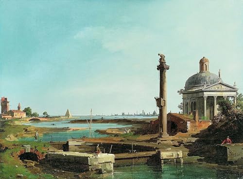 ARTXLXXBN Berühmte Gemälde Mode Leinwand-Malerei Bilder Wandgemälde ein Schloss, eine Säule und eine Kirche neben einer Lagune. von Antonio Canal Poster Wandbilder für Office Home Decor 60x90cm ARTXLXXBN Berühmte Gemälde Mode Leinwand-Malerei Bilder Wandgemälde ein Schloss, eine Säule und eine Kirche neben einer Lagune. von Antonio Canal Poster Wandbilder für Office Home Decor 60x90cm von ARTXLXXBN