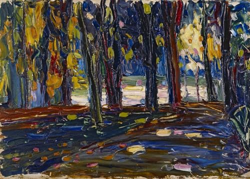 ARTXLXXBN Berühmte Gemälde Mode Leinwand-Malerei Bilder Wandgemälde in St. Cloud's Fall Ii von Wassily Kandinsky Poster Wandbilder für Office Home Decor 60x90cm von ARTXLXXBN