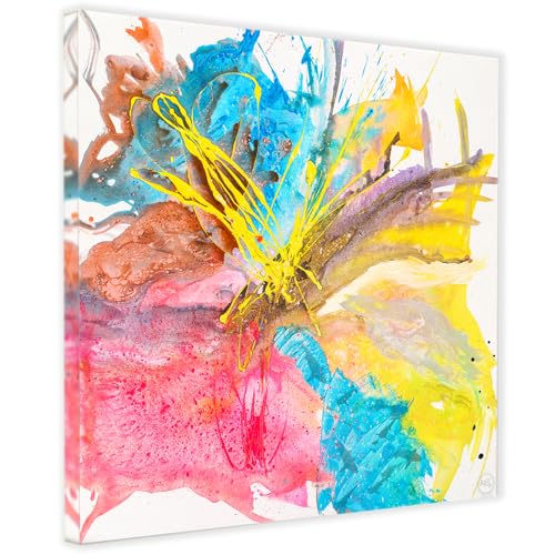 ARTY Acrylglas & Leinwand Bilder aus der Serie: Ecosystems | jedes Bild eine Spende | Wandbilder Wohnzimmer Leinwandbild (Leinwand 2 cm – ohne Rahmen, 80 x 80 cm, Coral Reef) von ARTY
