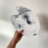 Dekotablett in Form Einer Farbpalette | Mischpalette Kunstbedarf Deko Tablett Dekoablage Kunst Geschenkidee von ARTiCELS