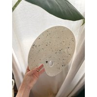 Dekotablett in Form Einer Farbpalette "Terrazzo" | Tablett Mischpalette Deko Wohndeko von ARTiCELS