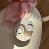 Kerzenhalter "Ying & Yang" | Handgemachter Kerzenständer Für Teelichter Rund Teelichthalter Geschenkidee Gepunktet Kerzenhalter "Ying & Yang" | Handgemachter Kerzenständer Für Teelichter Rund Teelichthalter Geschenkidee Gepunktet von ARTiCELS