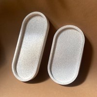 Ovale Tabletts | Tablett Lang Schmuckschale Schale Für Schmuck Dekoschale Handgefertigte Wohndekoration Deko Wohnzimmer Ovale Tabletts | Tablett Lang Schmuckschale Schale Für Schmuck Dekoschale Handgefertigte Wohndekoration Deko Wohnzimmer von ARTiCELS