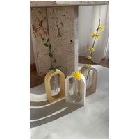 Vasenbogen | Vase Mit Reagenzglas Hydrokultur Blumenvase Sommerdeko Handgemacht Geburtstagsgeschenk Dekotrends Tischdeko von ARTiCELS