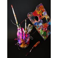 Handgemachte Raku Stil Gilden Topf Handgemachte Raku Stil Gilden Topf von ARTiculateCo