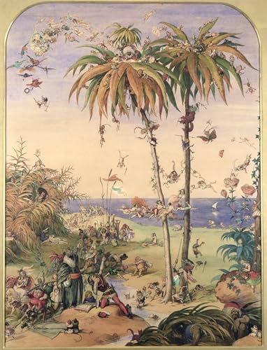 ARToPHIIU Berühmte Gemälde Abstrakte Leinwand Kunst Vintage Wandbild Der verzauberte Baum eine Fantasie die auf dem Sturm von Richard Doyle basiert für Schlafzimmer Home Decor 60x90cm ARToPHIIU Berühmte Gemälde Abstrakte Leinwand Kunst Vintage Wandbild Der verzauberte Baum eine Fantasie die auf dem Sturm von Richard Doyle basiert für Schlafzimmer Home Decor 60x90cm von ARToPHIIU