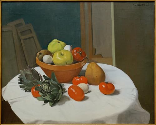 ARToPHIIU Berühmte Gemälde Abstrakte Leinwand Kunst Vintage Wandbild Obst und Gemüse von Felix Edouard Vallotton Leinwand Wandbilder für Schlafzimmer Home Decor 60x90cm von ARToPHIIU
