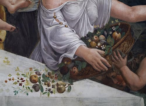 ARToPHIIU Berühmte Gemälde Abstrakte Leinwand Kunst Vintage Wandbild ein Obst- und Blumenkorb von Giulio Romano Leinwand Wandbilder für Schlafzimmer Home Decor 60x90cm ARToPHIIU Berühmte Gemälde Abstrakte Leinwand Kunst Vintage Wandbild ein Obst- und Blumenkorb von Giulio Romano Leinwand Wandbilder für Schlafzimmer Home Decor 60x90cm von ARToPHIIU