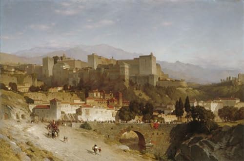 ARToPHIIU Kunstdruck Leinwand Leinwand Wand Kunst Malerei Wandkunst Der Hügel Der Alhambra Von Samuel Colman Grafti Leinwanddruck für Wanddekoration 60x90cm ARToPHIIU Kunstdruck Leinwand Leinwand Wand Kunst Malerei Wandkunst Der Hügel Der Alhambra Von Samuel Colman Grafti Leinwanddruck für Wanddekoration 60x90cm von ARToPHIIU