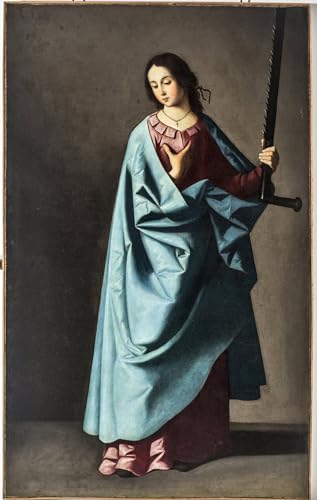ARToPHIIU Kunstdruck Leinwand Leinwand Wand Kunst Malerei Wandkunst Große Märtyrerin Euphemia von francisco de zurbaran Grafti Leinwanddruck für Wanddekoration 60x90cm ARToPHIIU Kunstdruck Leinwand Leinwand Wand Kunst Malerei Wandkunst Große Märtyrerin Euphemia von francisco de zurbaran Grafti Leinwanddruck für Wanddekoration 60x90cm von ARToPHIIU
