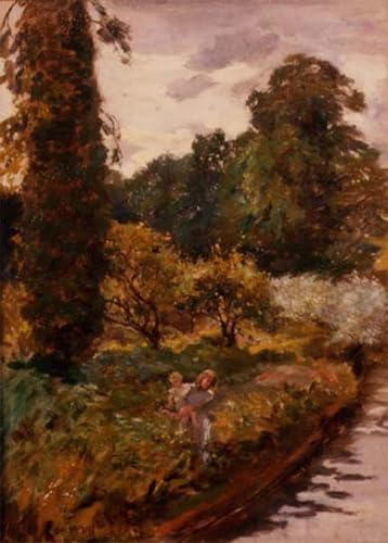ARToPHIIU Kunstdruck Leinwand Leinwand Wand Kunst Malerei Wandkunst Nach Lastkähnen Ausschau halten von Hubert von Herkomer Grafti Leinwanddruck für Wanddekoration 60x90cm von ARToPHIIU