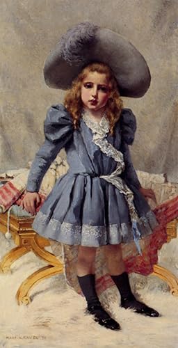ARToPHIIU Kunstdruck Leinwand Leinwand Wand Kunst Malerei Wandkunst Petite fille en von francois kavel Grafti Leinwanddruck für Wanddekoration 60x90cm von ARToPHIIU