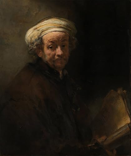 ARToPHIIU Kunstdruck Leinwand Leinwand Wand Kunst Malerei Wandkunst Selbstporträt als Apostel Paulus von Rembrandt Van Rijn Grafti Leinwanddruck für Wanddekoration 60x90cm ARToPHIIU Kunstdruck Leinwand Leinwand Wand Kunst Malerei Wandkunst Selbstporträt als Apostel Paulus von Rembrandt Van Rijn Grafti Leinwanddruck für Wanddekoration 60x90cm von ARToPHIIU