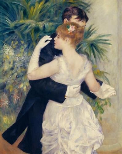 ARToPHIIU Kunstdruck Leinwand Leinwand Wand Kunst Malerei Wandkunst Tanz in der stadt von pierre auguste renoir Grafti Leinwanddruck für Wanddekoration 60x90cm ARToPHIIU Kunstdruck Leinwand Leinwand Wand Kunst Malerei Wandkunst Tanz in der stadt von pierre auguste renoir Grafti Leinwanddruck für Wanddekoration 60x90cm von ARToPHIIU
