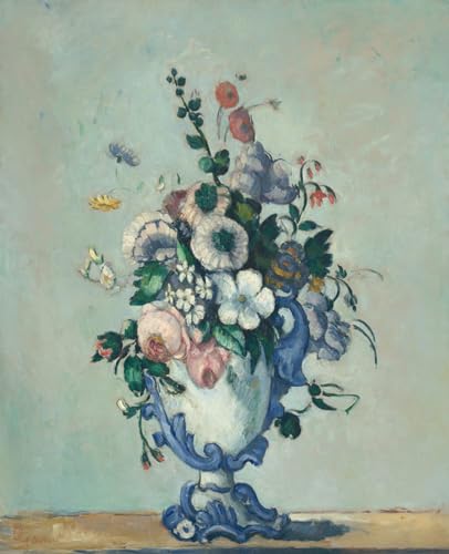 ARToPHIIU Modern Wandbilder Poster Wandbilder Leinwand Bilder Druck Blumen in einer Rokoko-vase von paul cézanne Leinwand Ölgemälde für Office Home Decor 60x90cm ARToPHIIU Modern Wandbilder Poster Wandbilder Leinwand Bilder Druck Blumen in einer Rokoko-vase von paul cézanne Leinwand Ölgemälde für Office Home Decor 60x90cm von ARToPHIIU