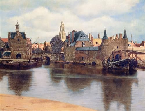 ARToPHIIU Vintage Leinwand Wandkunst Wandbilder Drucke Poster Grafti Leinwanddruck Ansicht von Delft. von Jan Vermeer Van Delft Leinwand Druck Malerei für Wohnzimmerdekoration 60x90cm ARToPHIIU Vintage Leinwand Wandkunst Wandbilder Drucke Poster Grafti Leinwanddruck Ansicht von Delft. von Jan Vermeer Van Delft Leinwand Druck Malerei für Wohnzimmerdekoration 60x90cm von ARToPHIIU