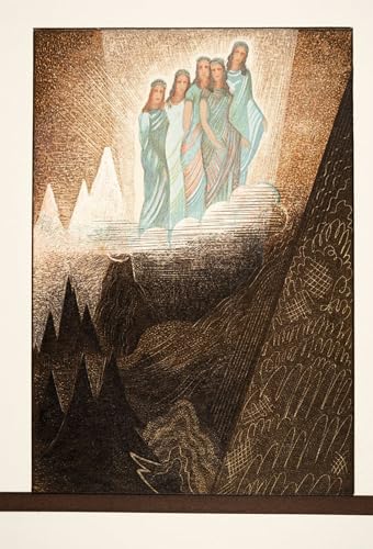 ARToPHIIU Wandkunst Dekorative Gemalde Kunst Poster Leinwanddruck Malerei Oceanides Illustration von Prometheus Chained von Francois Louis Schmied Leinwand Druck für Heimtextilien 60x90cm von ARToPHIIU
