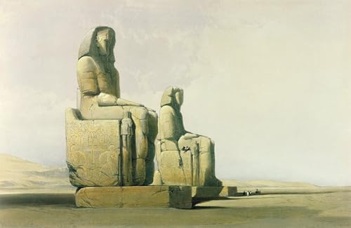 ARToPHIIU Wandkunst Dekorative Gemalde Kunst Poster Leinwanddruck Malerei Theben Dezember Th von David Roberts Leinwand Druck für Heimtextilien 60x90cm von ARToPHIIU