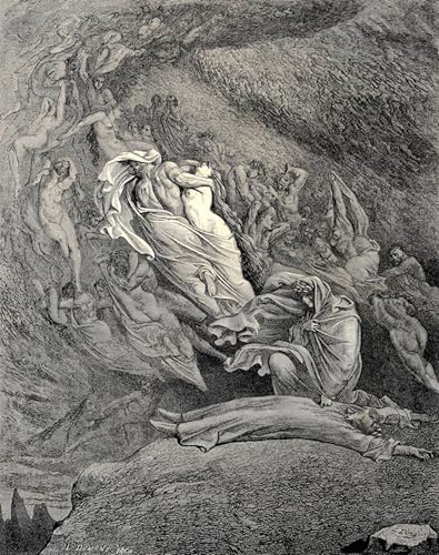 ARToPHIIU Wandkunst Dekorative Gemalde Kunst Poster Leinwanddruck Malerei die Inferno Cantolines Gustave Dore Leinwand Druck für Heimtextilien 60x90cm ARToPHIIU Wandkunst Dekorative Gemalde Kunst Poster Leinwanddruck Malerei die Inferno Cantolines Gustave Dore Leinwand Druck für Heimtextilien 60x90cm von ARToPHIIU