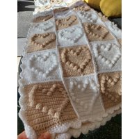 Öko Kuscheldecke - 75% Wolle Sandweiß 120 L X 90 B von ARTvonPolly