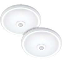 2er Set Deckenleuchten Bewegungsmelder IP20 12W led clark naturweiß Farbtemperatur: 4000K neutralweiß 2er Set Deckenleuchten Bewegungsmelder IP20 12W led clark naturweiß Farbtemperatur: 4000K neutralweiß von ARUM LIGHTING