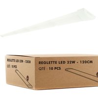 10 Streifen LED-Leuchte line 120cm 32W IP40 3400Lm Température de Couleur: Blanc Froid 6000K von ARUM LIGHTING