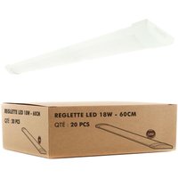 Arum Lighting - 20 extraflache LED-Lichtleisten line 16W IP40 1800Lm 60cm Farbtemperatur: 4000K neutralweiß Arum Lighting - 20 extraflache LED-Lichtleisten line 16W IP40 1800Lm 60cm Farbtemperatur: 4000K neutralweiß von ARUM LIGHTING