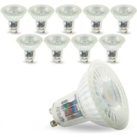 Arum Lighting - Los mit 10 GU10-Lampen 5W 420 Lm Equi. 50W Température de Couleur: Blanc neutre 4000K von ARUM LIGHTING