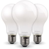 Los mit 3 LED-Lampen 7W Eq 60W Standard matt E27 Farbtemperatur: Warmweiß 2700K von ARUM LIGHTING