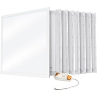 Arum Lighting - Set mit 8 LED-Deckenplatten 36W Eq 400W 600x600 3 Jahre Garantie Température de Couleur: Blanc neutre 4000K von ARUM LIGHTING