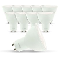 Arum Lighting - Set mit 10 LED-Strahlerbirnen GU10 5W eq 40W Température de Couleur: Blanc chaud 2700K von ARUM LIGHTING