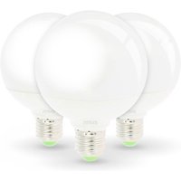 Los mit 3 Glühbirnen led Globe E27 12W Gl. 75W G95 Farbtemperatur: Warmweiß 2700K von ARUM LIGHTING