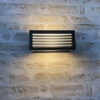 Arum Lighting - Wandleuchte newport Rahmen außen E27 Schwarz IP54 von ARUM LIGHTING