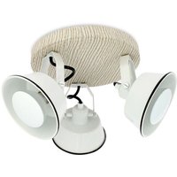 RIDLEY 3 White Heads Deckenleuchte mit warmweißer LED-Lampe GU10 RIDLEY 3 White Heads Deckenleuchte mit warmweißer LED-Lampe GU10 von ARUM LIGHTING