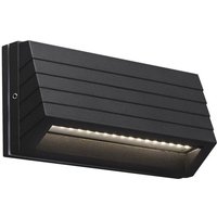 Arum Lighting - sierra Balisage Wandleuchte Schwarz 3,6W IP65 Farbtemperatur: Warmweiß 3000K von ARUM LIGHTING