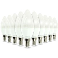 Set mit 10 LED-Kerzenbirnen E14 5,5 W Äquivalent 40 W 470 LM ARUM Farbtemperatur: 4000K neutralweiß von ARUM LIGHTING