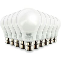 Set mit 10 LED-Lampen B22 8W eq 60W 806lm Farbtemperatur: 4000K neutralweiß von ARUM LIGHTING