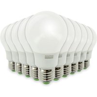 Arum Lighting - Set mit 10 LED-Lampen E27 8W eq 60W 806lm Farbtemperatur: 4000K neutralweiß von ARUM LIGHTING