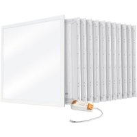 Arum Lighting - Set mit 12 LED-Deckenplatten 36W Eq 400W 600x600 3 Jahre Garantie Température de Couleur: Blanc neutre 4000K von ARUM LIGHTING