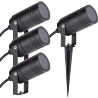 Arum Lighting - Set mit 4 Erdspießstrahlern für den Außenbereich, santiago GU10, Gartenbeleuchtung Arum Lighting - Set mit 4 Erdspießstrahlern für den Außenbereich, santiago GU10, Gartenbeleuchtung von ARUM LIGHTING