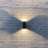 Arum Lighting - Wandleuchte Double Beams led Außen gemini 6W Eq 60W IP65 Température de Couleur: Blanc Chaud 3000K von ARUM LIGHTING