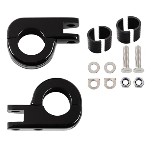 ARUPMN 1 "1,25" Autobahn Fußrasten Crash Bar Fußstütze Motorräder Pedal Fit Für Harley Davidson Fit Für Honda Fit Für Kawasaki(Only Pedal) von ARUPMN