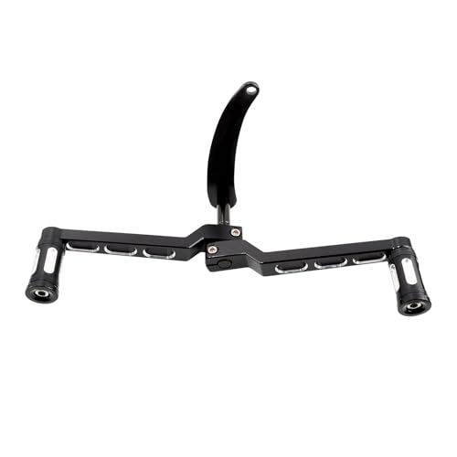ARUPMN Fersen-Zehen-Schalthebelpedal-Schalthebelwellensatz Passend für Harley Softail FLSL Heritage Classic 114 Fat Boy Deluxe 2018-24(Black Set) von ARUPMN