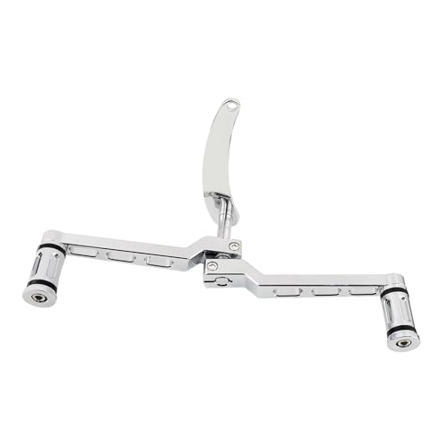 ARUPMN Fersen-Zehen-Schalthebelpedal-Schalthebelwellensatz Passend für Harley Softail FLSL Heritage Classic 114 Fat Boy Deluxe 2018-24(Chrome Set) von ARUPMN