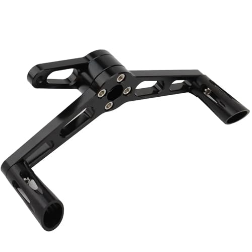 ARUPMN Motorrad Ferse Kappe Getriebe Schalthebel Vorwärts Control Shifter Fußrasten Stange Linkage Fit Für Harley Sportster XL 883 1200(F Black) von ARUPMN