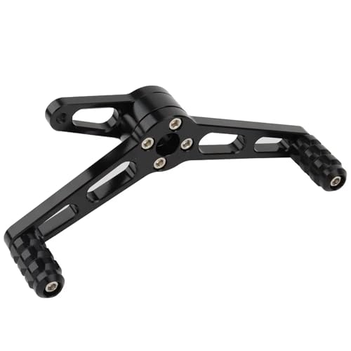 ARUPMN Motorrad Ferse Kappe Getriebe Schalthebel Vorwärts Control Shifter Fußrasten Stange Linkage Fit Für Harley Sportster XL 883 1200(H Black) von ARUPMN