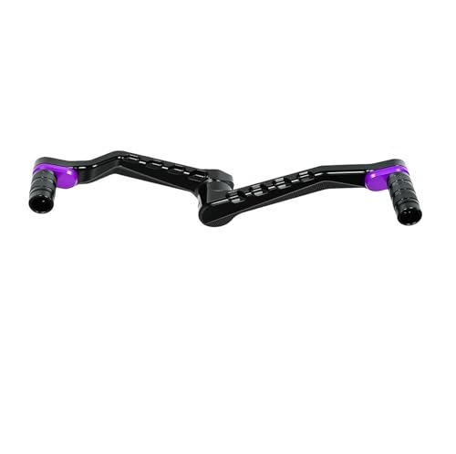ARUPMN Motorrad Ferse Kappe Schalthebel Fit Für Harley Touring Electra Straße Road Glide 121 117 ST Modell(Black Purple) von ARUPMN