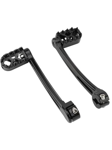 ARUPMN Motorrad Ferse Kappe Schalthebel Getriebe Shifter Pegs Fit Für Harley Touring Road King Street Electra Glide Softail Trike(Black) von ARUPMN